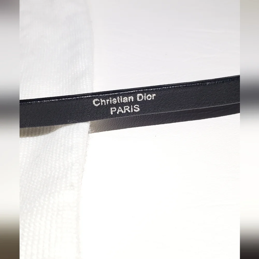 Christian Dior by Galliano Hardcore Mousqueton Chain Belt Noir 85 w/ Box (2004) - Picture 7 of 17